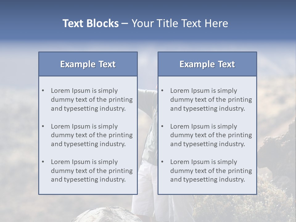 Leisure Recreation Caucasian PowerPoint Template