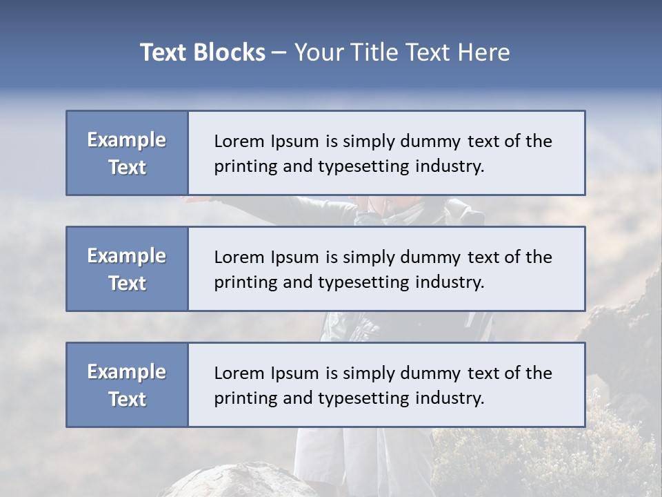 Leisure Recreation Caucasian PowerPoint Template
