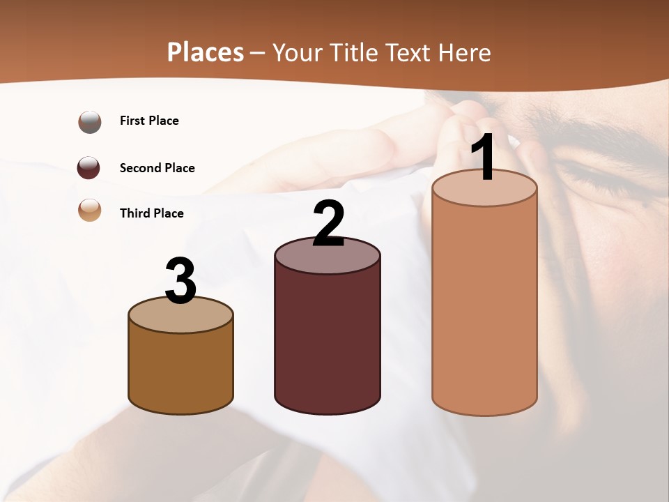 Allergens Sore Person PowerPoint Template