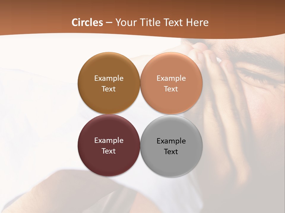 Allergens Sore Person PowerPoint Template