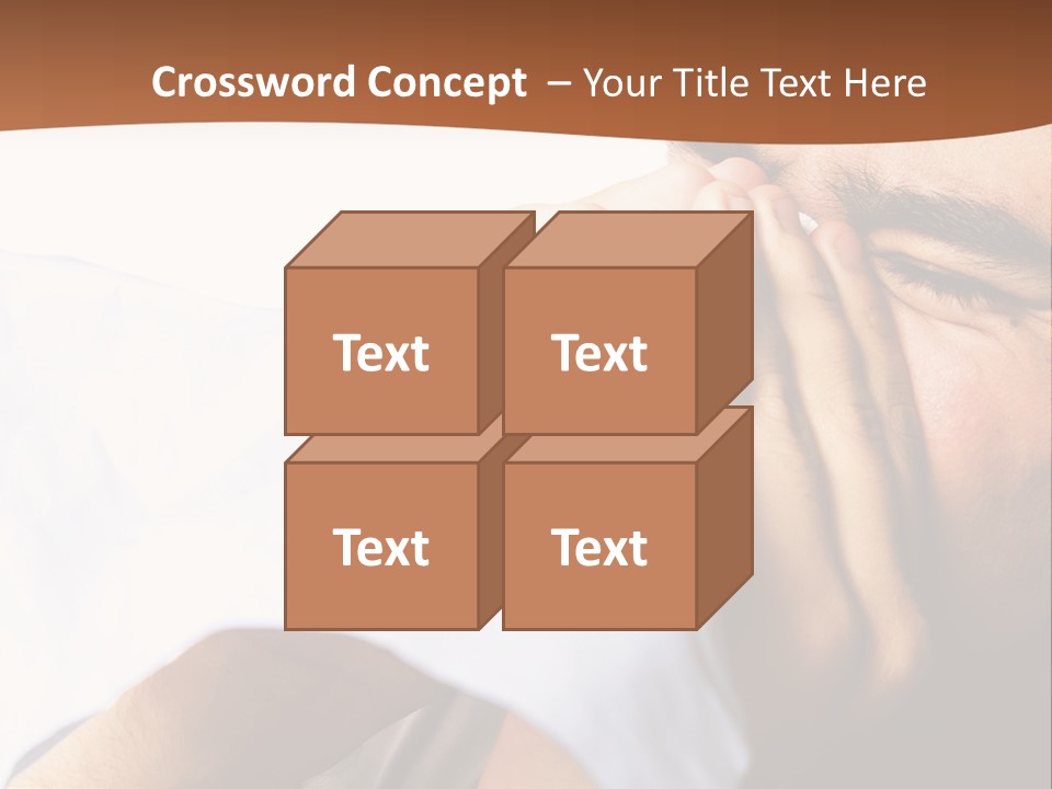 Allergens Sore Person PowerPoint Template