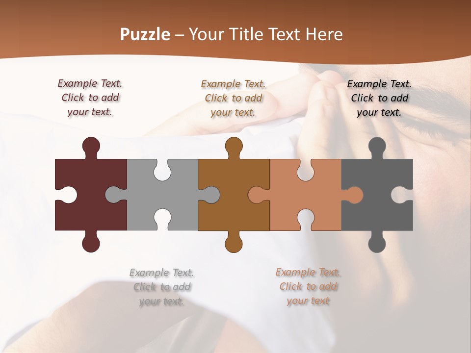 Allergens Sore Person PowerPoint Template