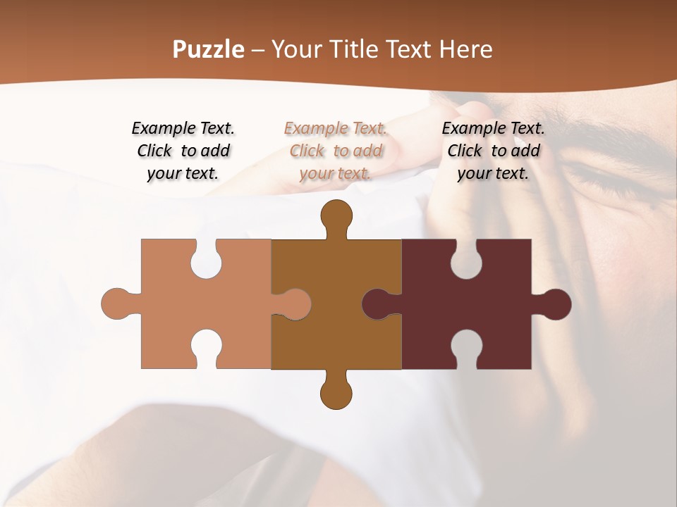 Allergens Sore Person PowerPoint Template