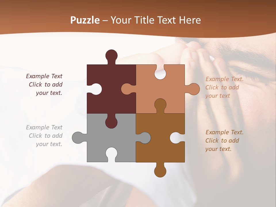 Allergens Sore Person PowerPoint Template