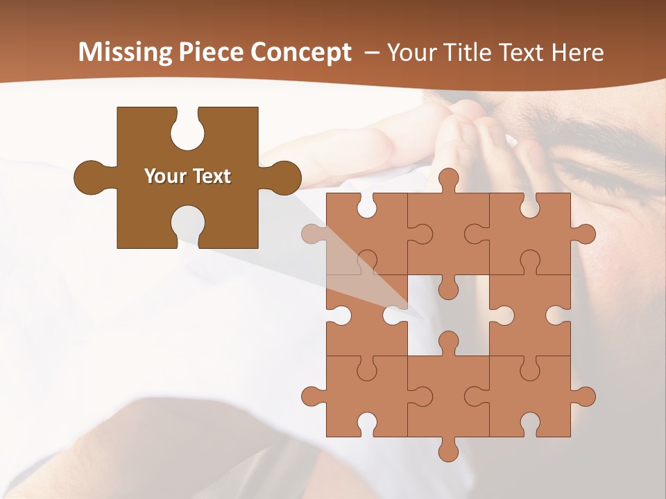 Allergens Sore Person PowerPoint Template