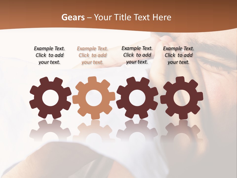 Allergens Sore Person PowerPoint Template