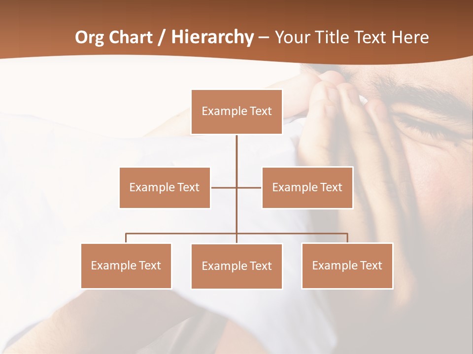 Allergens Sore Person PowerPoint Template