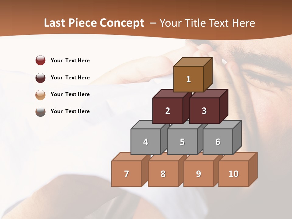 Allergens Sore Person PowerPoint Template