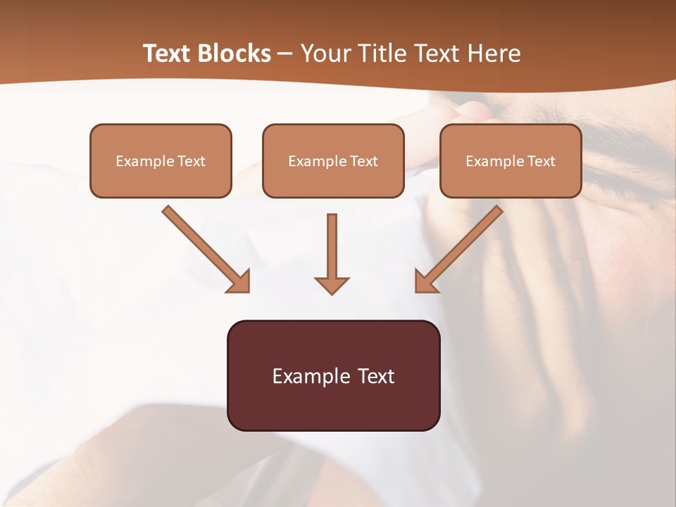 Allergens Sore Person PowerPoint Template