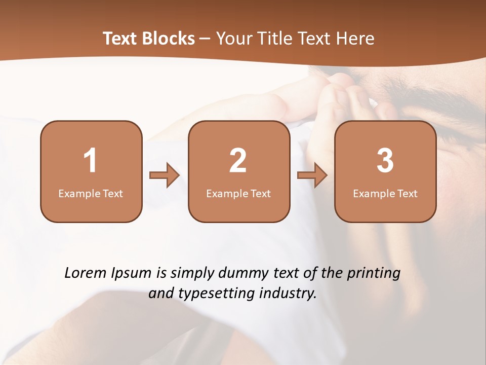 Allergens Sore Person PowerPoint Template