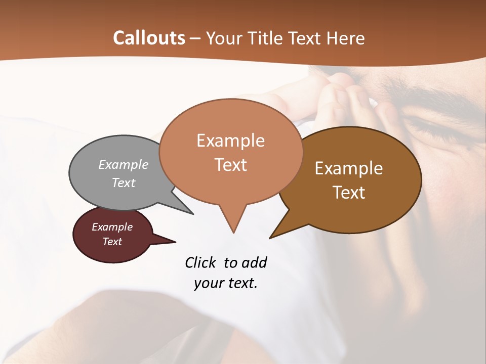 Allergens Sore Person PowerPoint Template