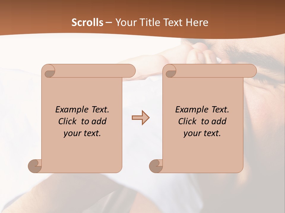 Allergens Sore Person PowerPoint Template