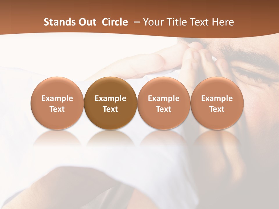 Allergens Sore Person PowerPoint Template