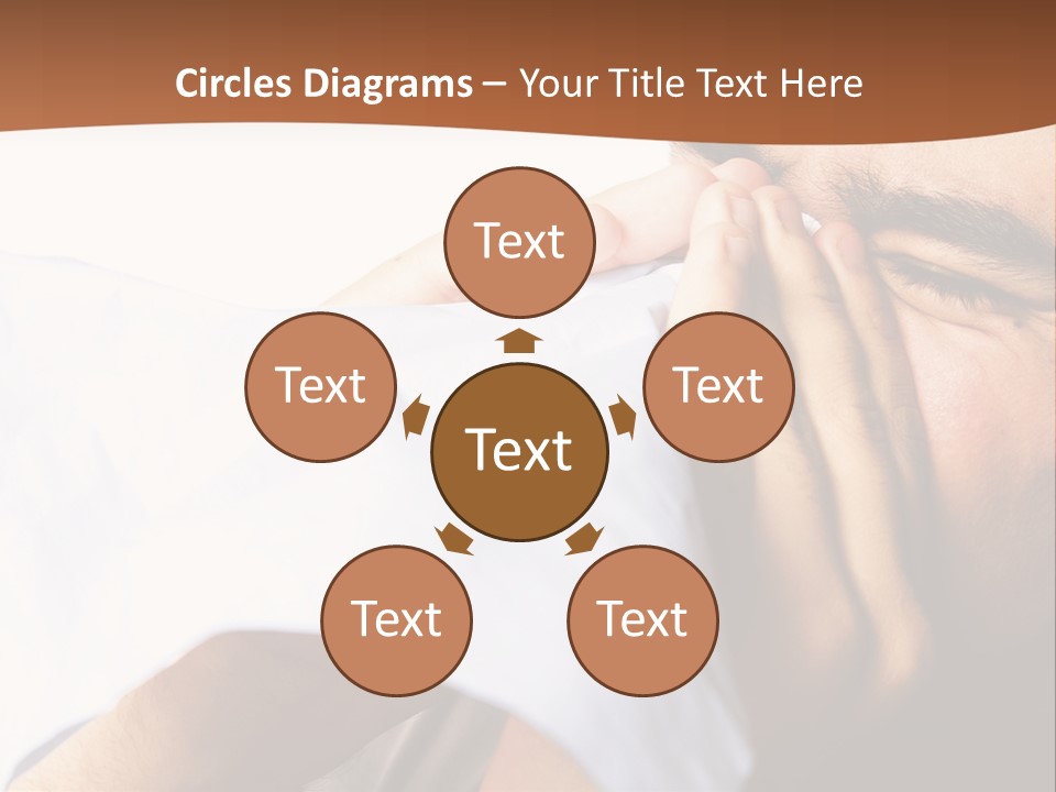 Allergens Sore Person PowerPoint Template