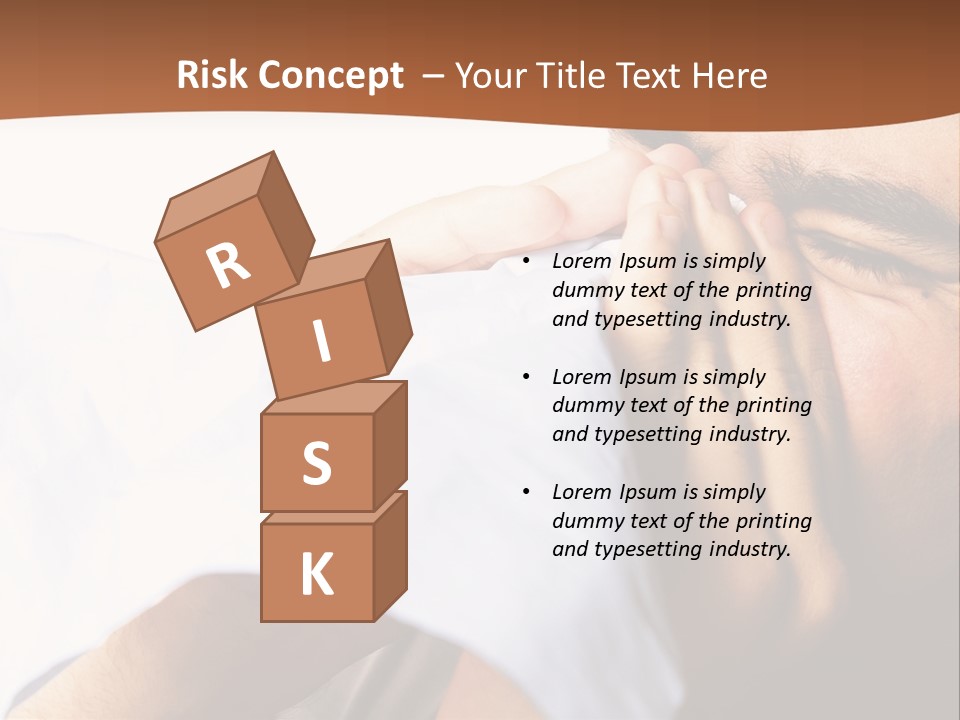 Allergens Sore Person PowerPoint Template