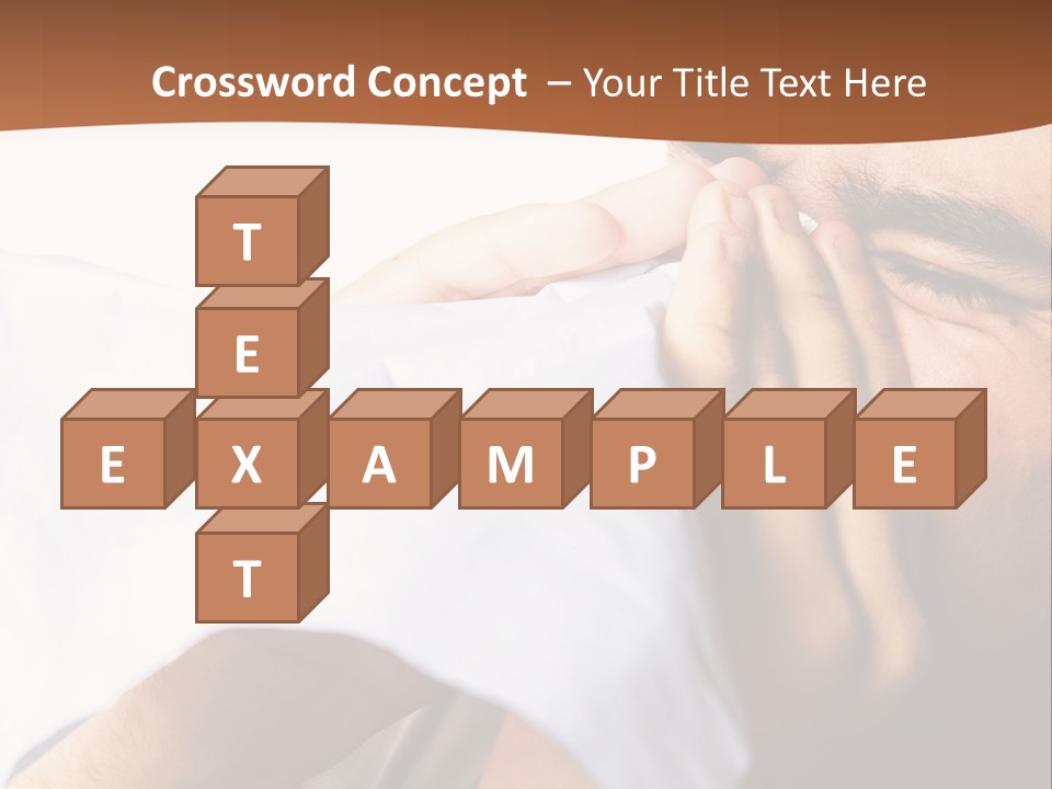 Allergens Sore Person PowerPoint Template