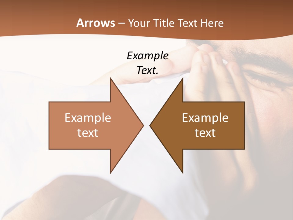 Allergens Sore Person PowerPoint Template