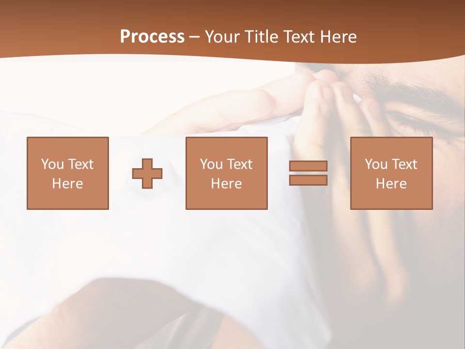 Allergens Sore Person PowerPoint Template