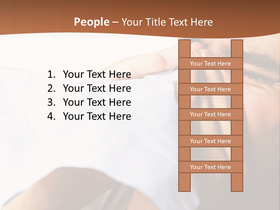Allergens Sore Person PowerPoint Template