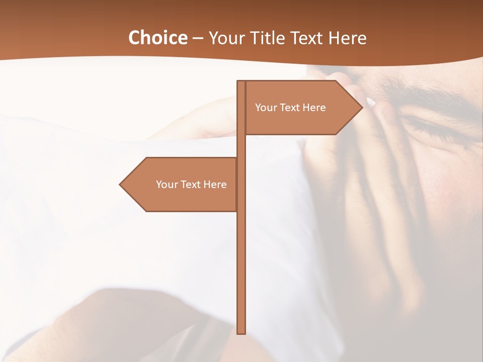 Allergens Sore Person PowerPoint Template