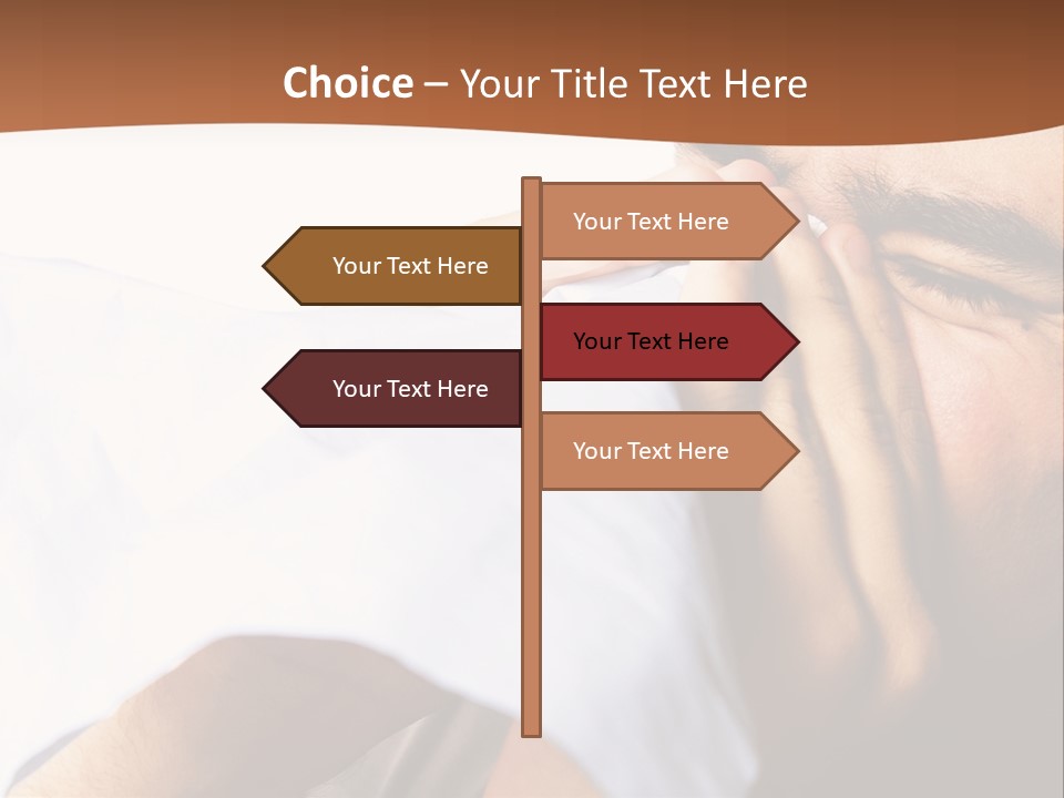 Allergens Sore Person PowerPoint Template