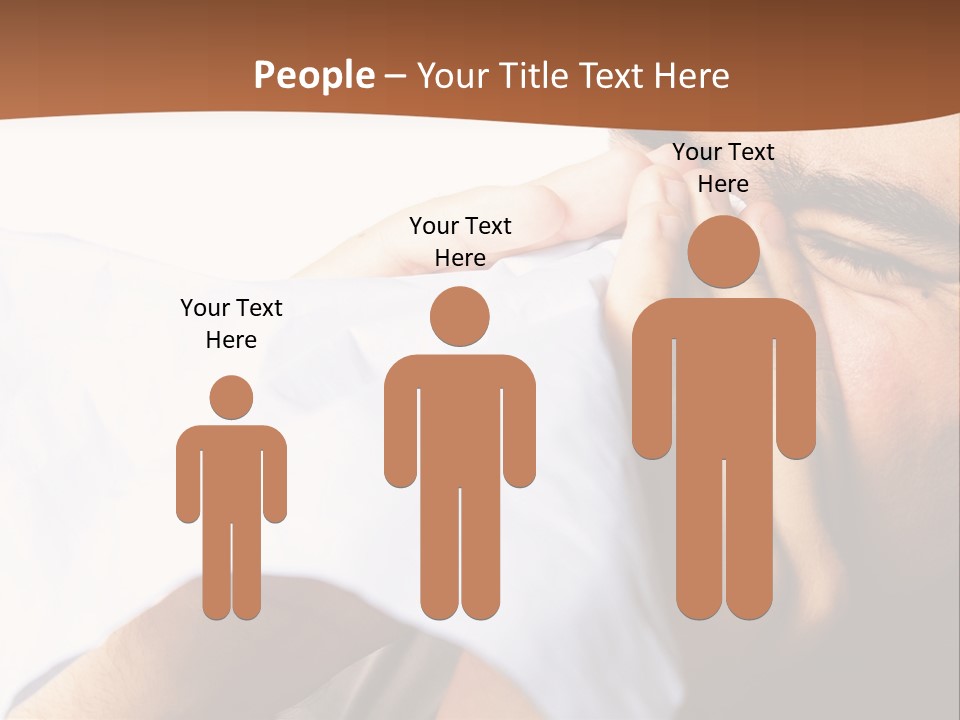 Allergens Sore Person PowerPoint Template