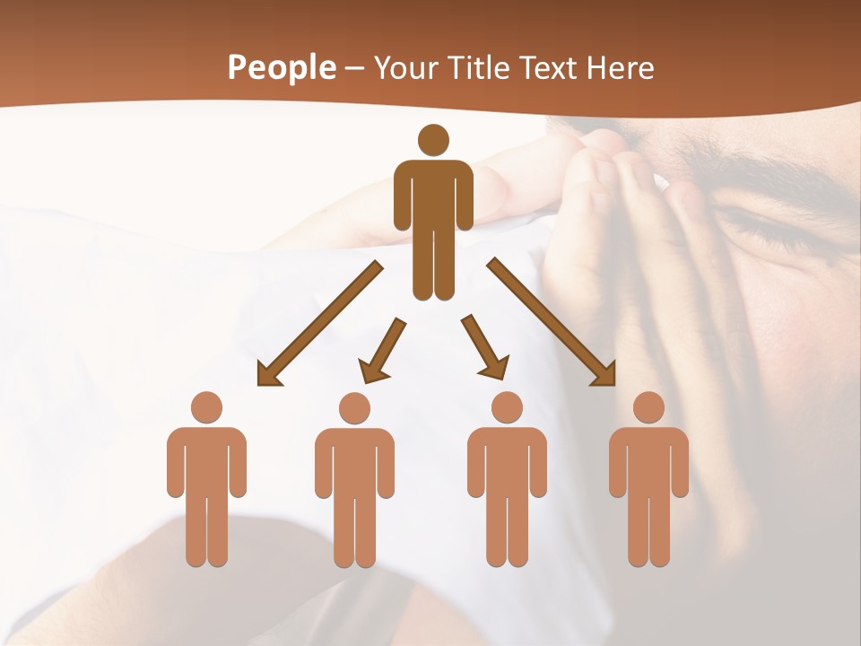 Allergens Sore Person PowerPoint Template