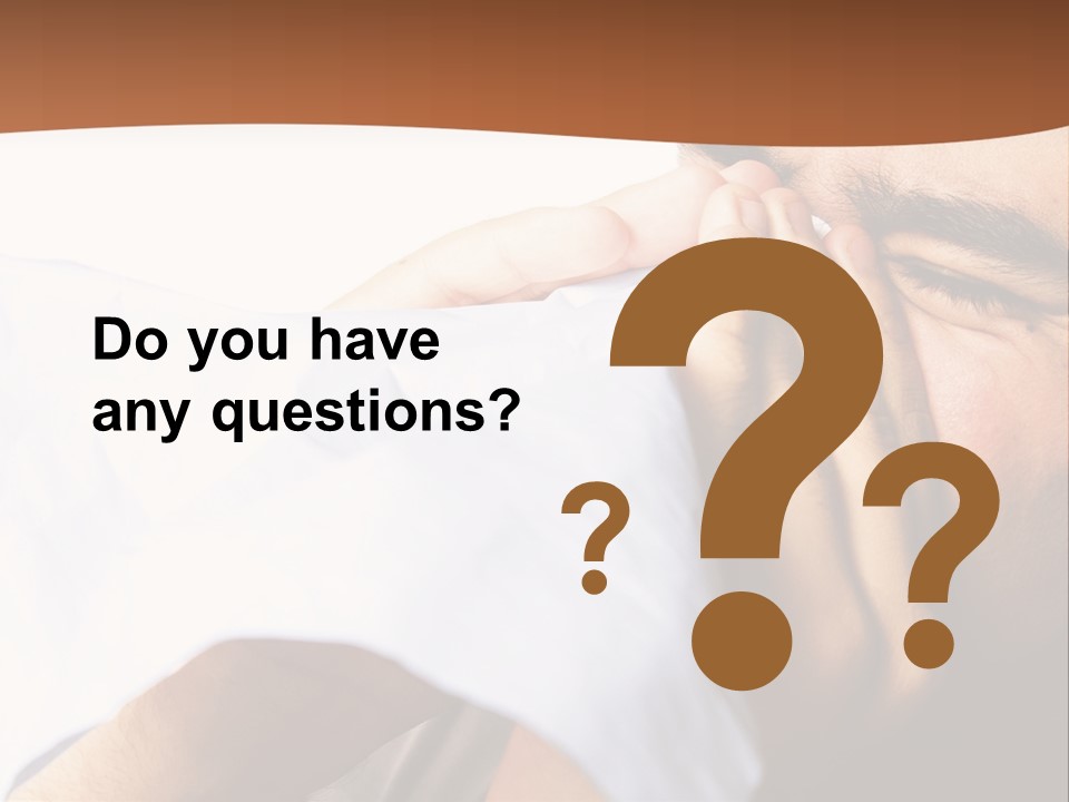 Allergens Sore Person PowerPoint Template