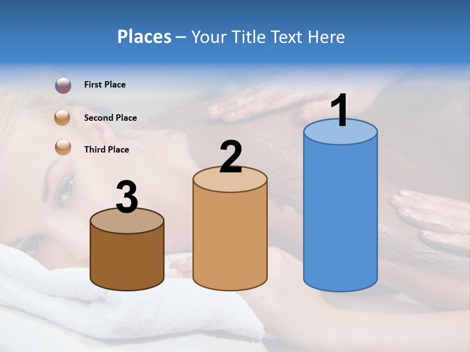 Woman Getting Happy PowerPoint Template