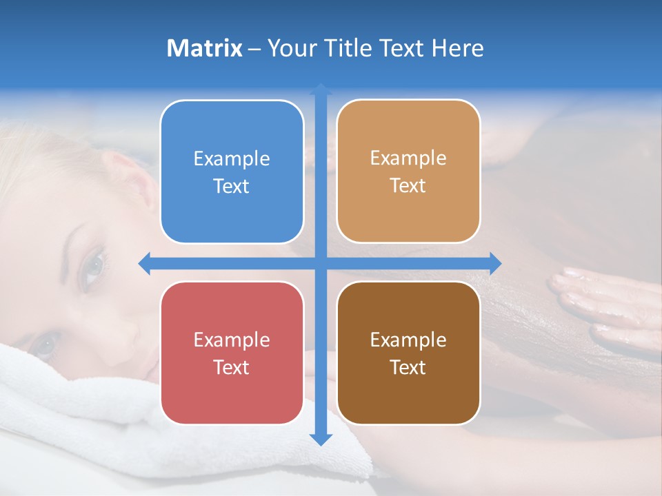 Woman Getting Happy PowerPoint Template