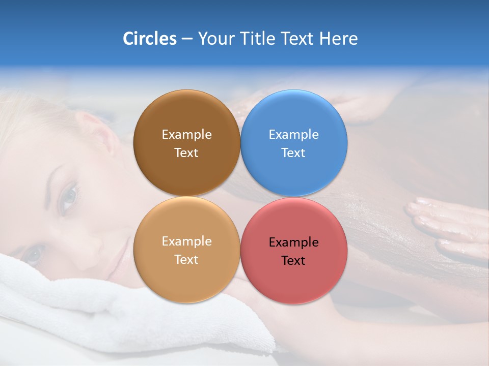 Woman Getting Happy PowerPoint Template