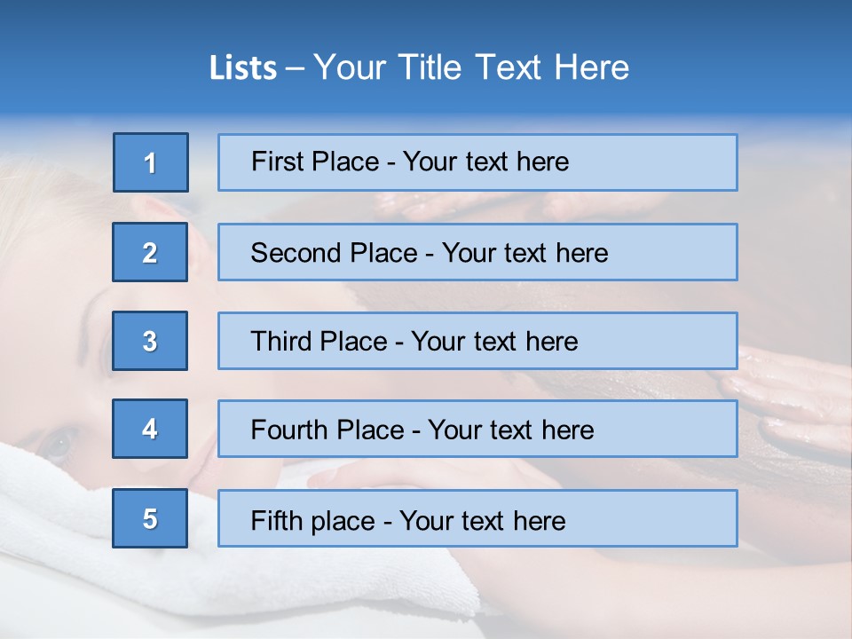 Woman Getting Happy PowerPoint Template