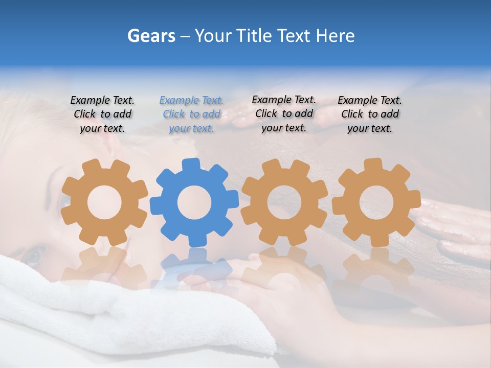 Woman Getting Happy PowerPoint Template