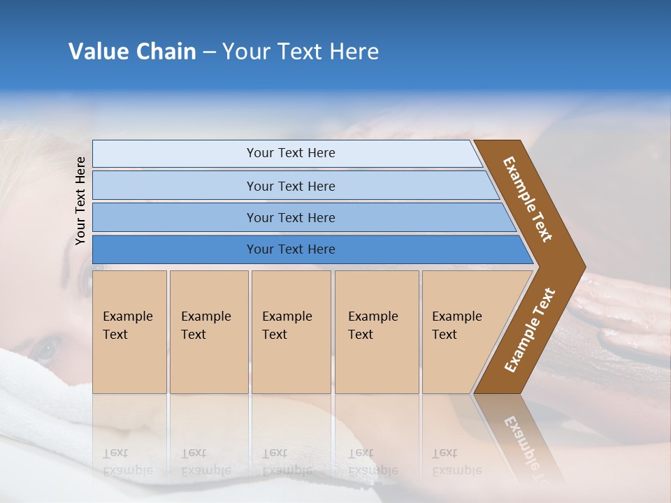 Woman Getting Happy PowerPoint Template