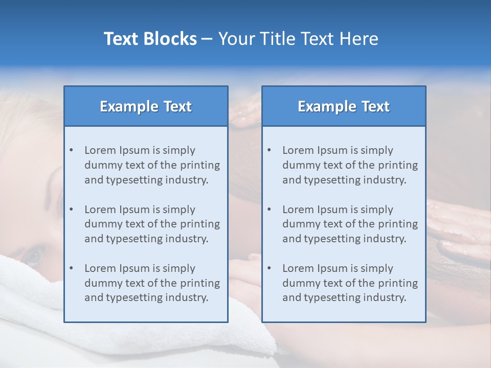 Woman Getting Happy PowerPoint Template