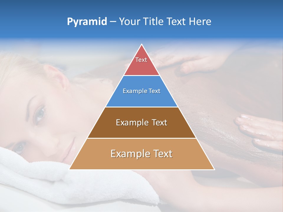 Woman Getting Happy PowerPoint Template