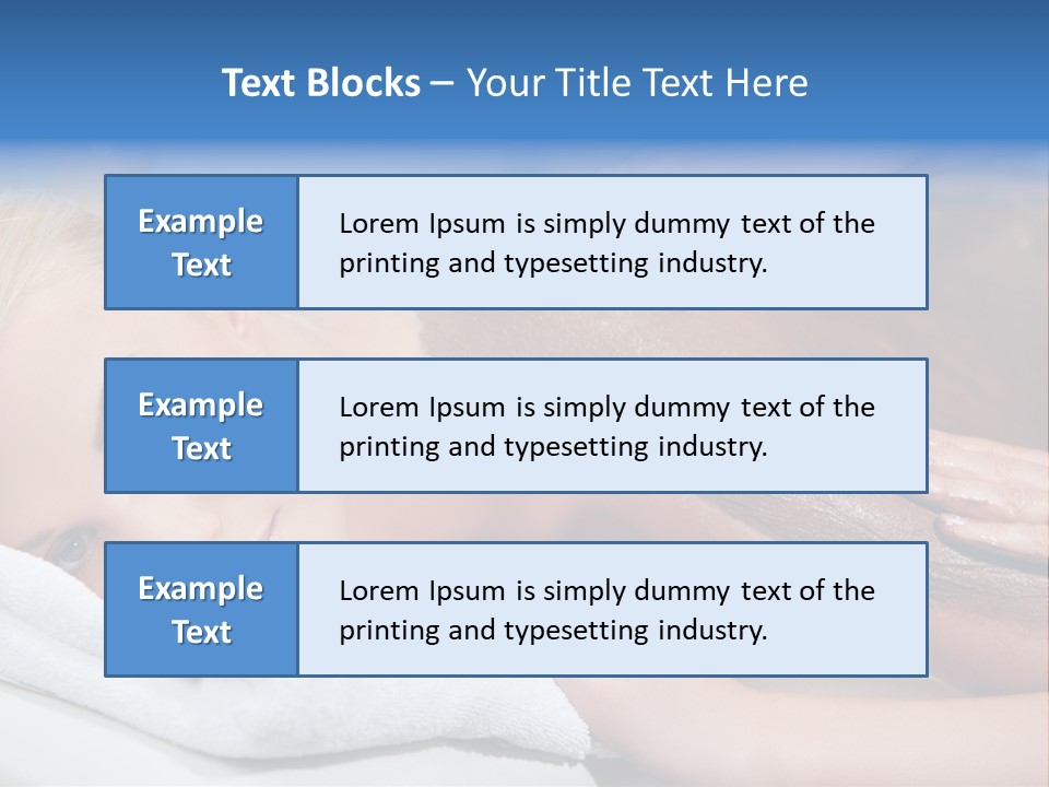 Woman Getting Happy PowerPoint Template