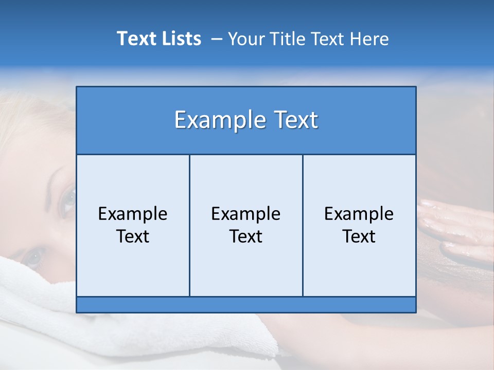 Woman Getting Happy PowerPoint Template