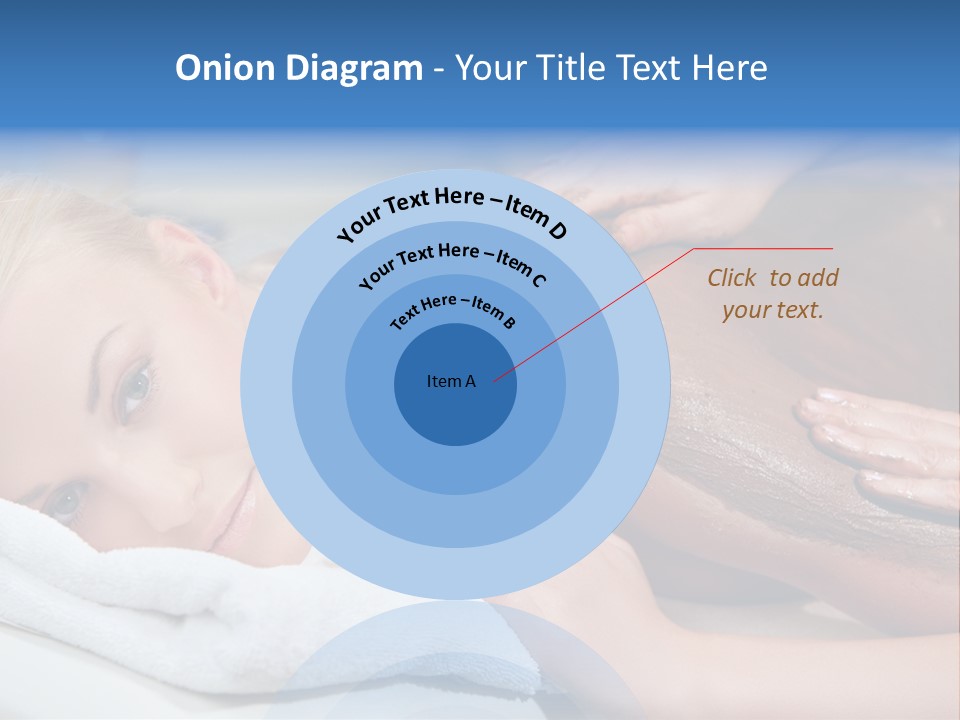 Woman Getting Happy PowerPoint Template