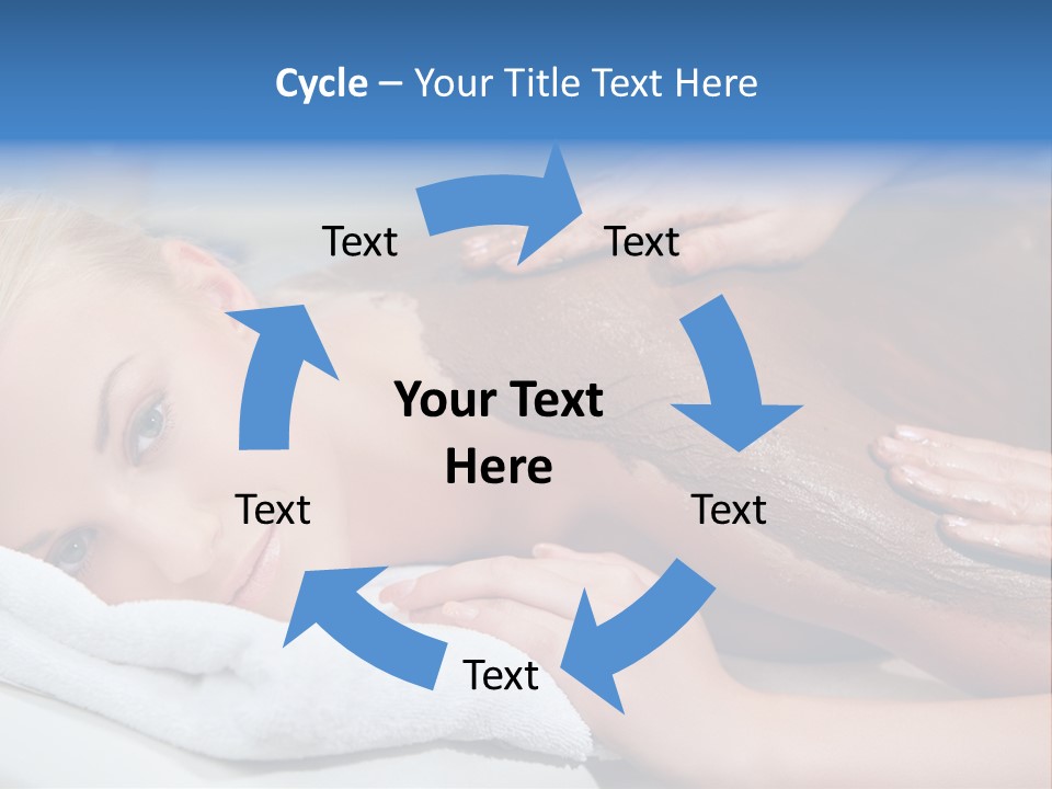 Woman Getting Happy PowerPoint Template