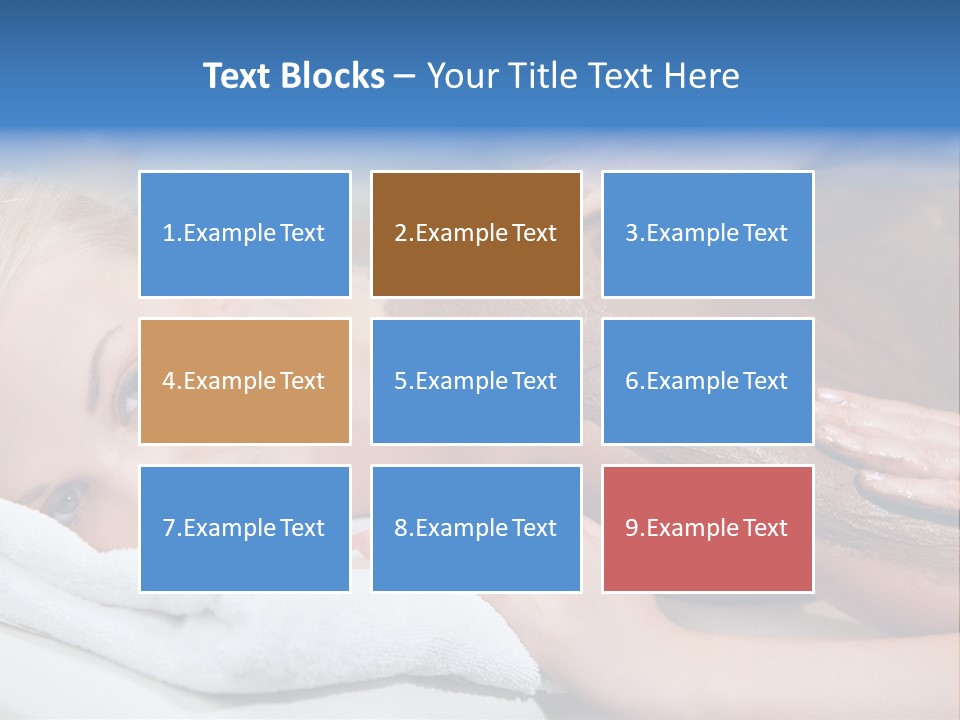 Woman Getting Happy PowerPoint Template