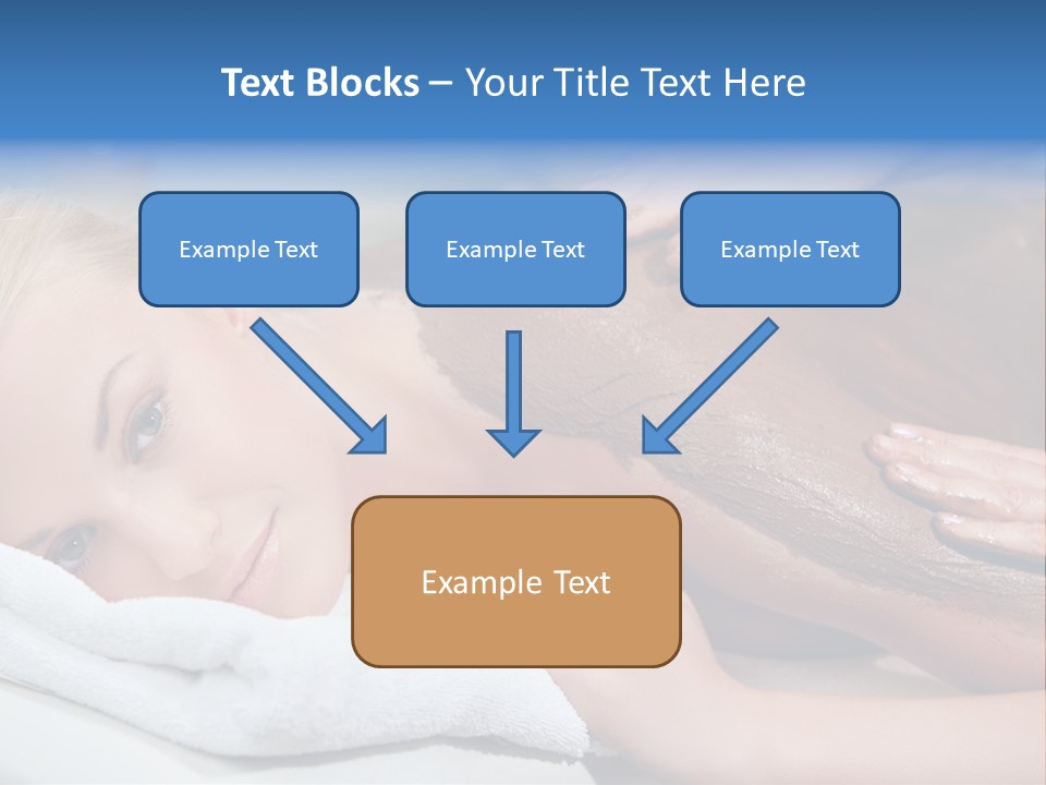 Woman Getting Happy PowerPoint Template