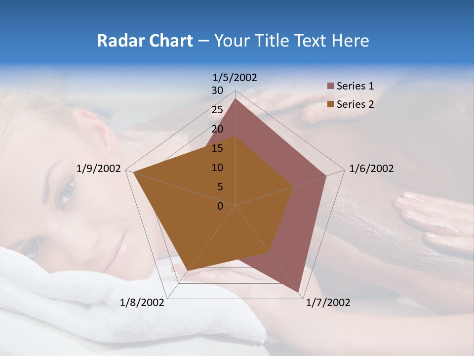 Woman Getting Happy PowerPoint Template