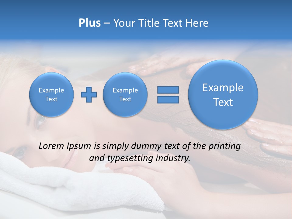 Woman Getting Happy PowerPoint Template