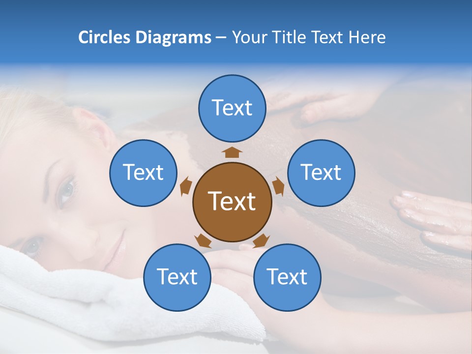 Woman Getting Happy PowerPoint Template