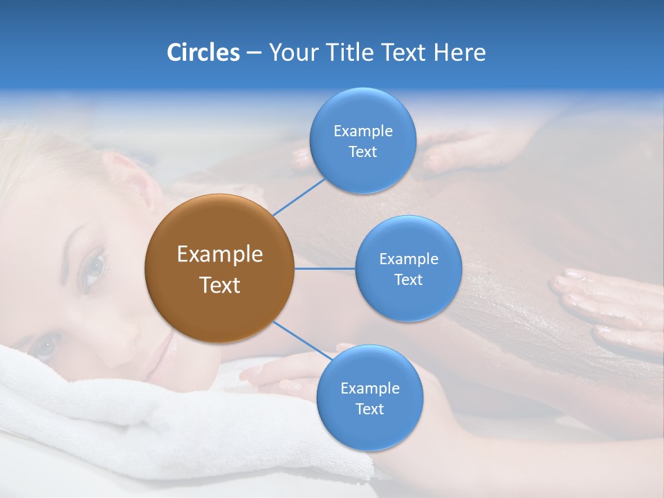 Woman Getting Happy PowerPoint Template