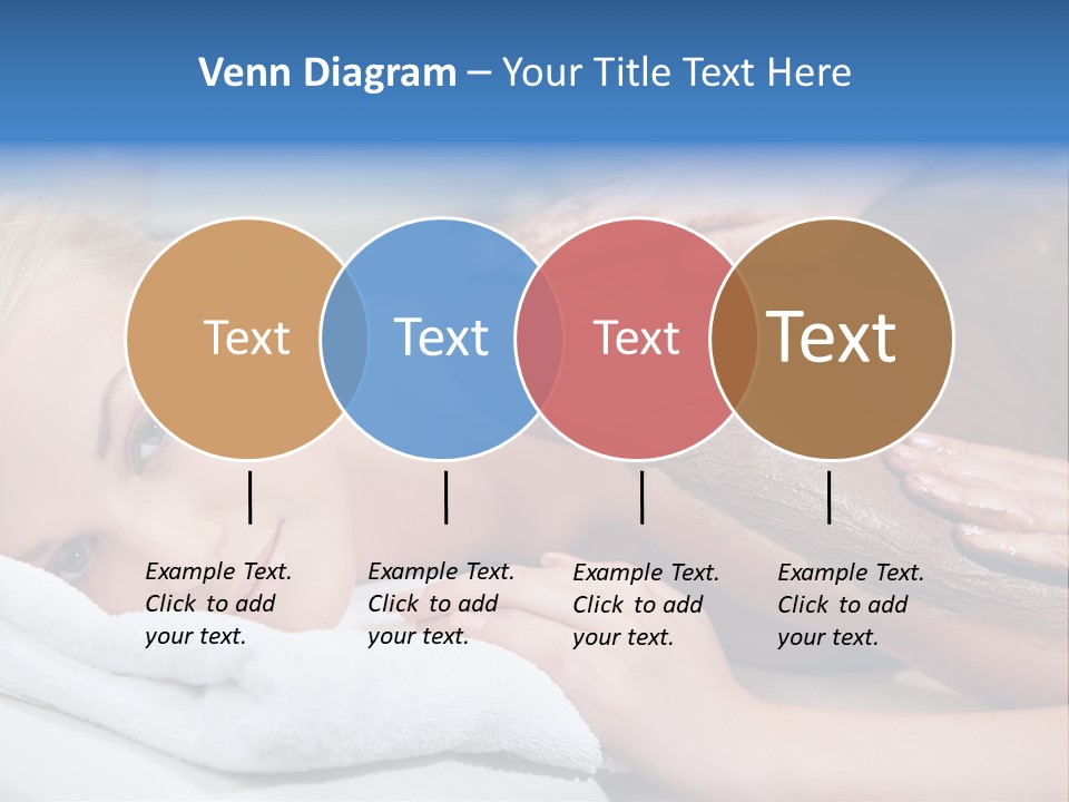 Woman Getting Happy PowerPoint Template