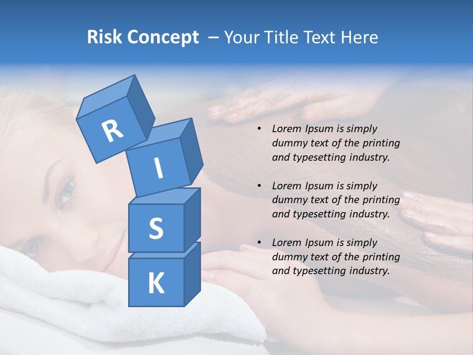 Woman Getting Happy PowerPoint Template