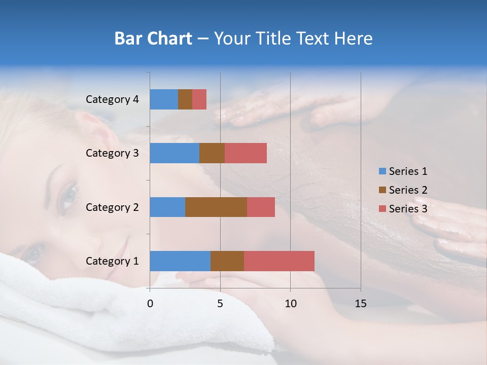 Woman Getting Happy PowerPoint Template