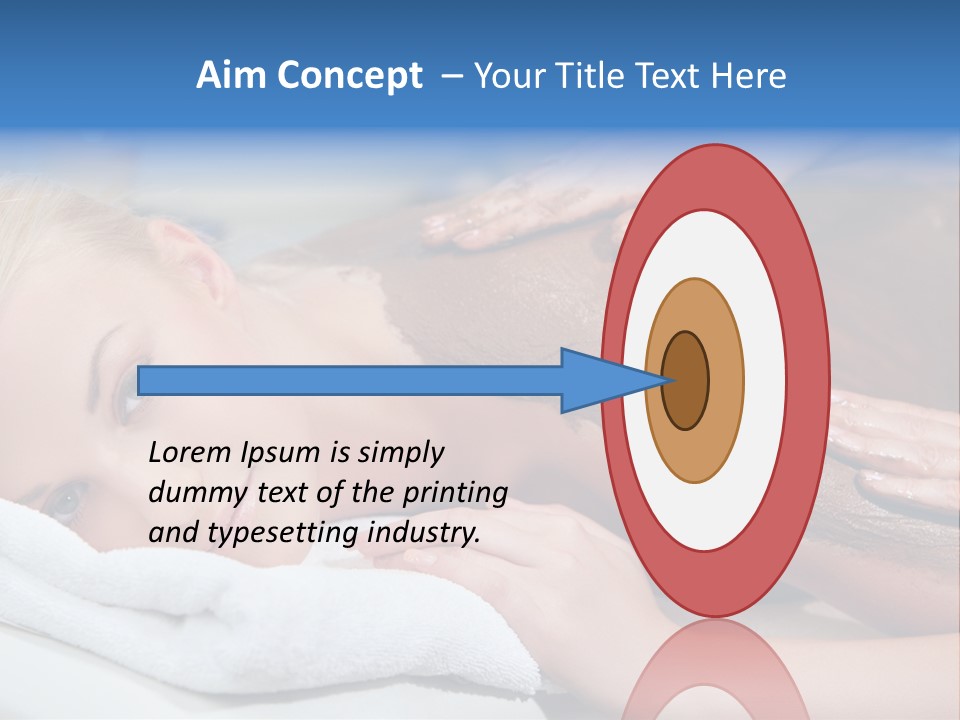 Woman Getting Happy PowerPoint Template